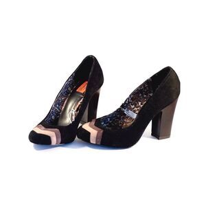 NEW MISSONI x Target Collab Women’s 8 1/2 Suede Chevron Pumps Shoes Heels